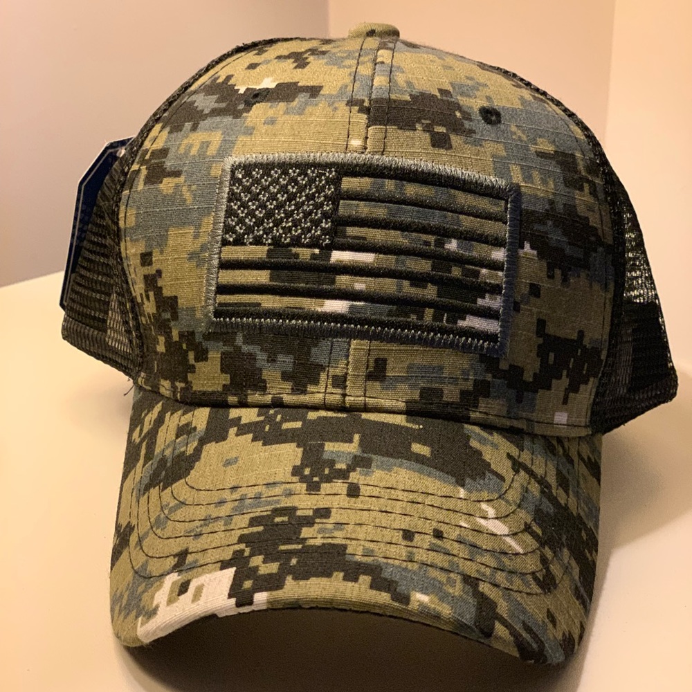 American Flag Trucker Style Cap
